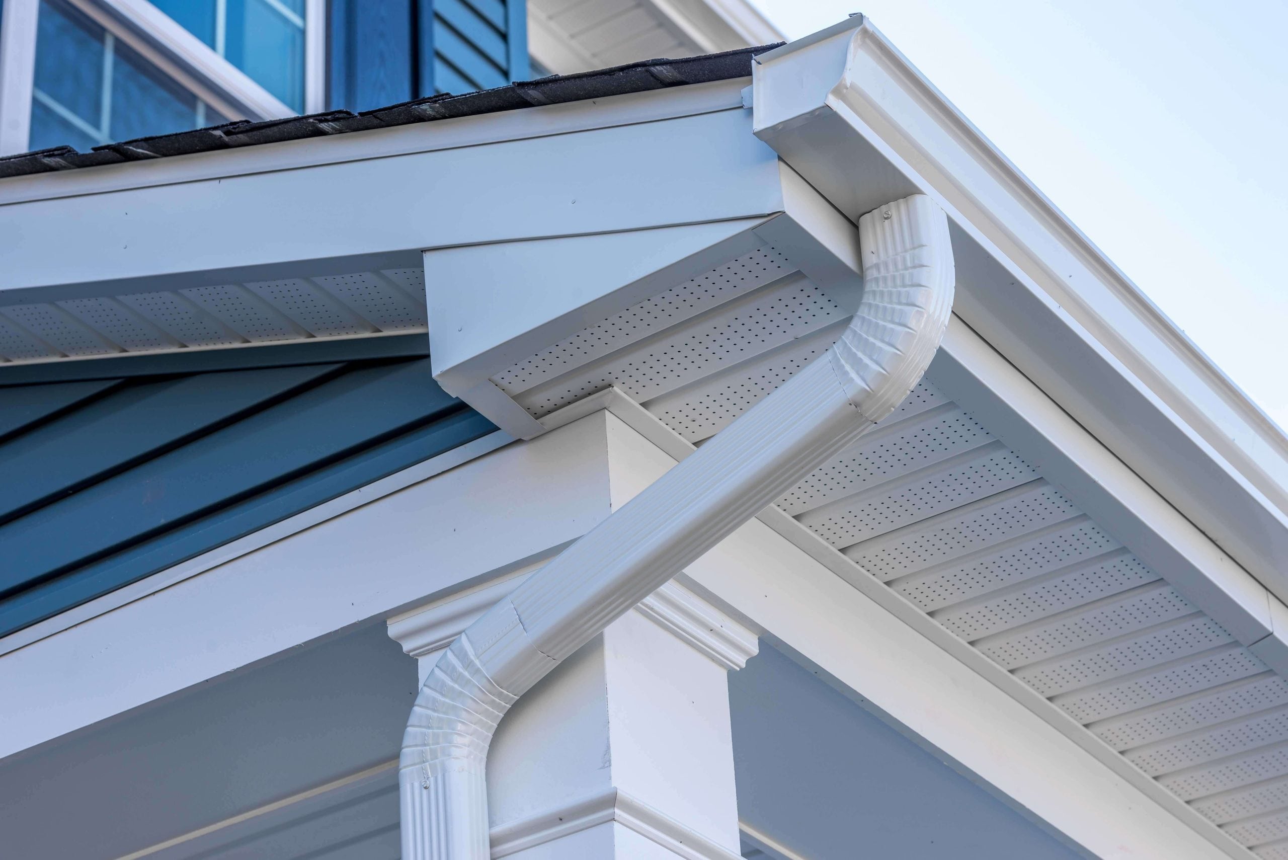 Cheap and durable vinyl gutters installation in Hendersonville